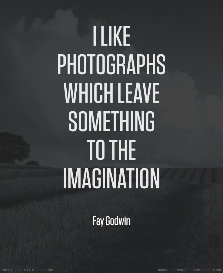 Fay Godwin photographer quote