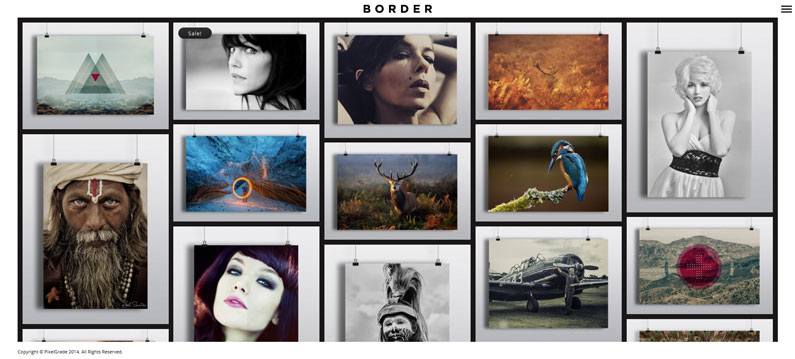 Border: A delightful WordPress theme for photographers